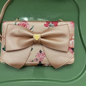 Floral Bow Accent Women's Betsy Johnson Bag